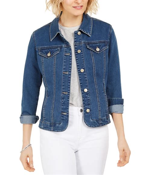 soft petite denim jacket.